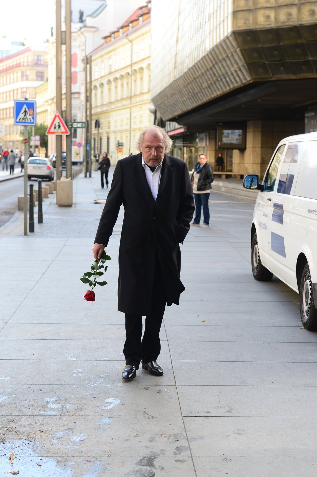 Rozloučení s Janem Třískou v pražském Národním divadle.