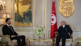 Nástup velvyslance Jana Vyčítala do funkce v Tunisu (2019).
