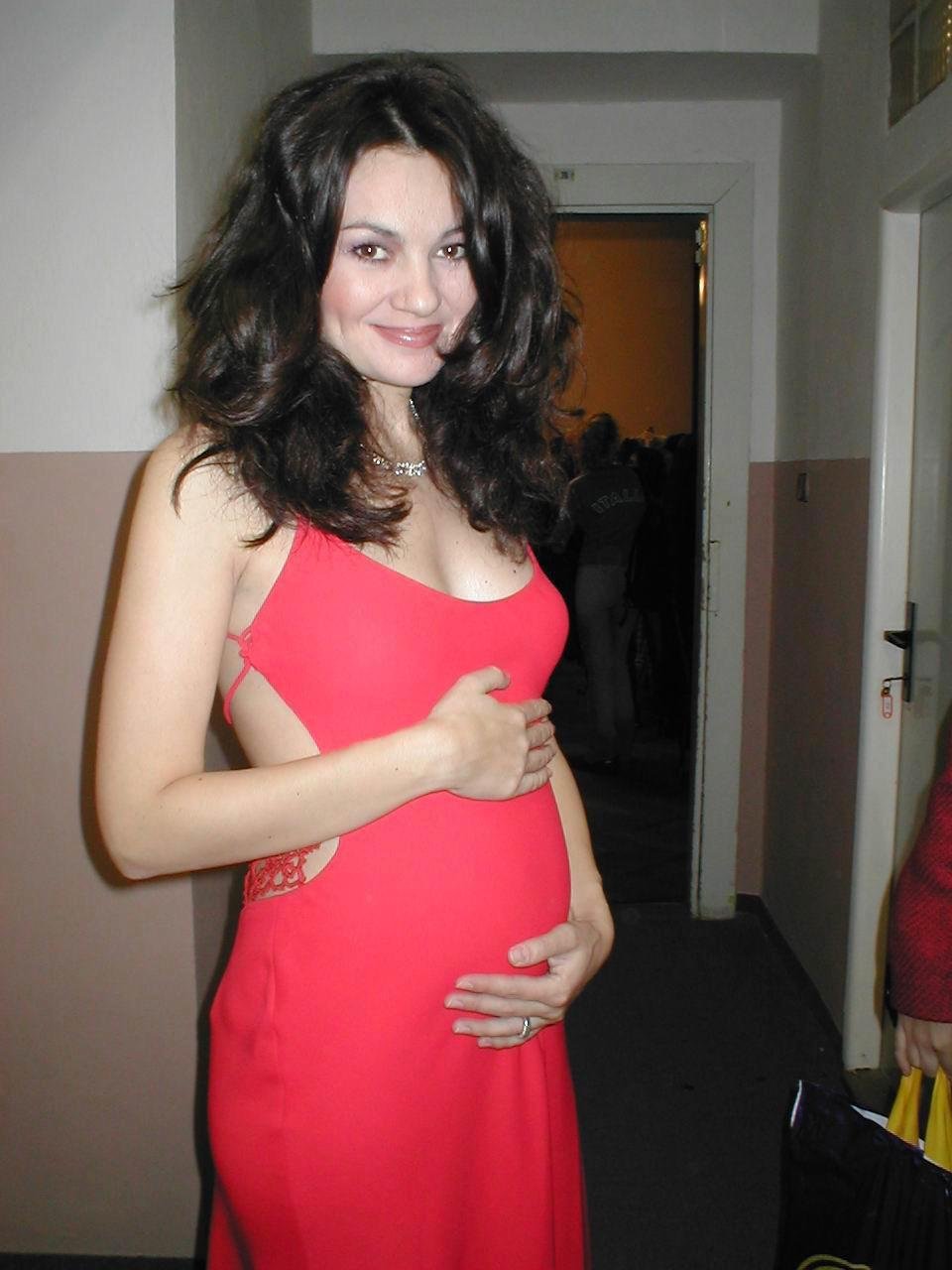 Jana Adámková v těhotenství