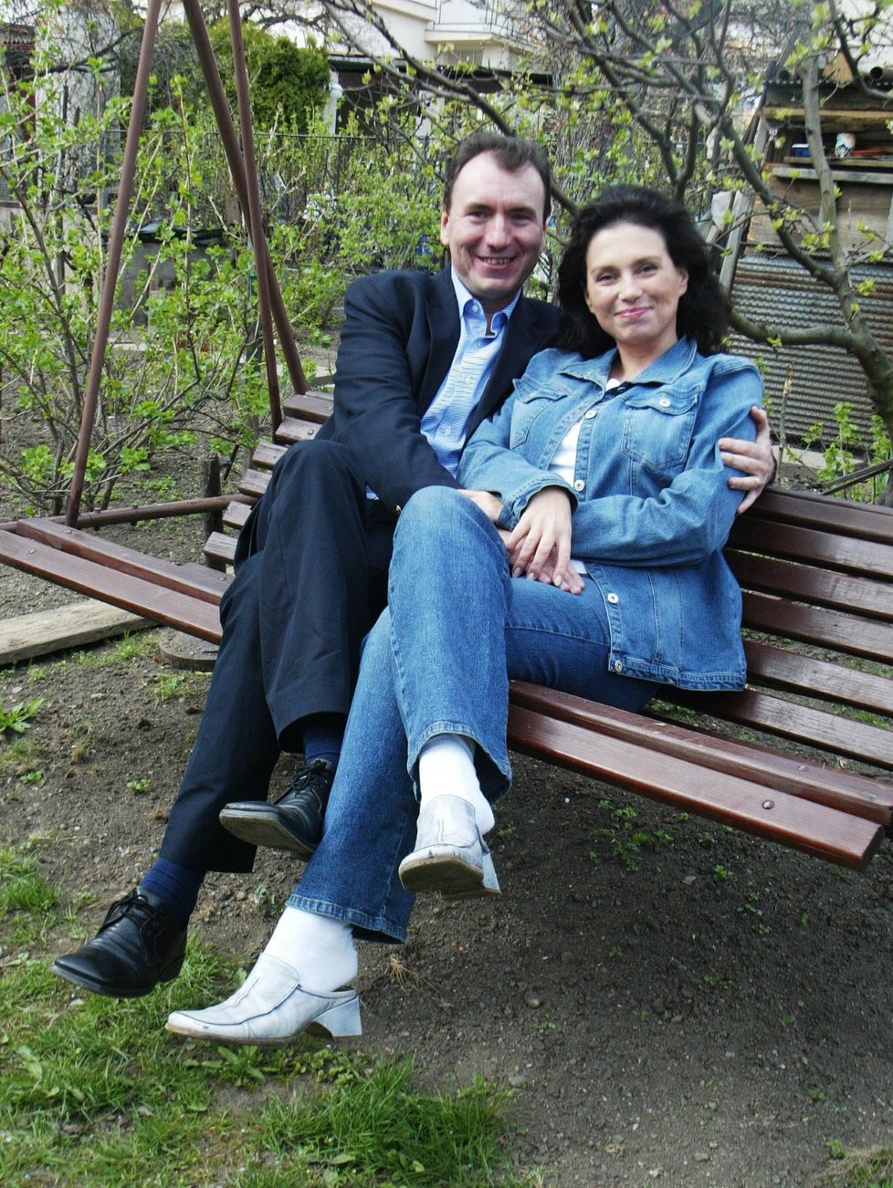 Jana Bobošíková s manželem Pavlem