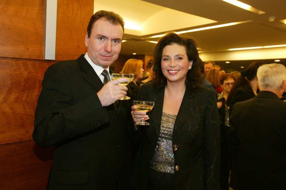 Jana Bobošíková s manželem Pavlem.