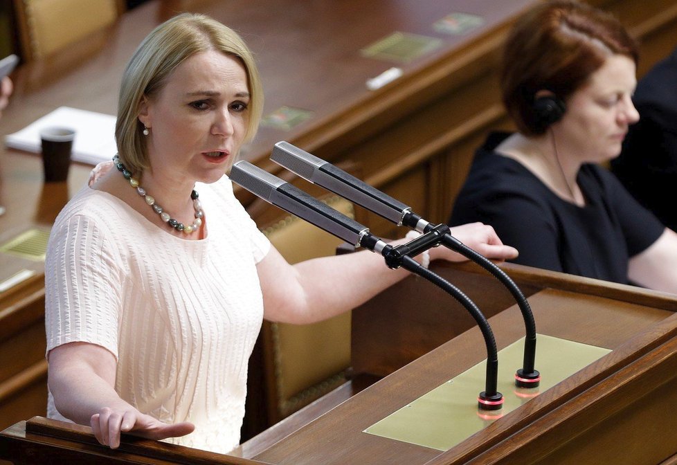 Ministryně obrany Jana Černochová (ODS)