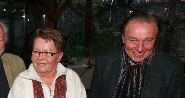 Jana Drbohlavová s Karlem Gottem