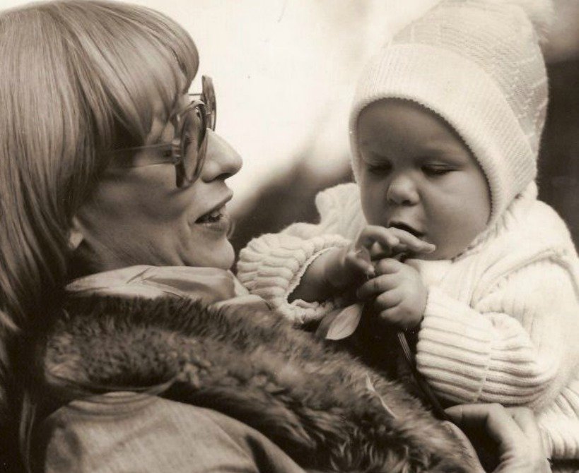 1977 - Naďa Urbánková s dcerou Janou Fabiánovou