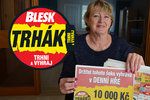 Jana Floriánová z Březolup získala v DENNÍ HŘE Trháku 10 000 Kč.