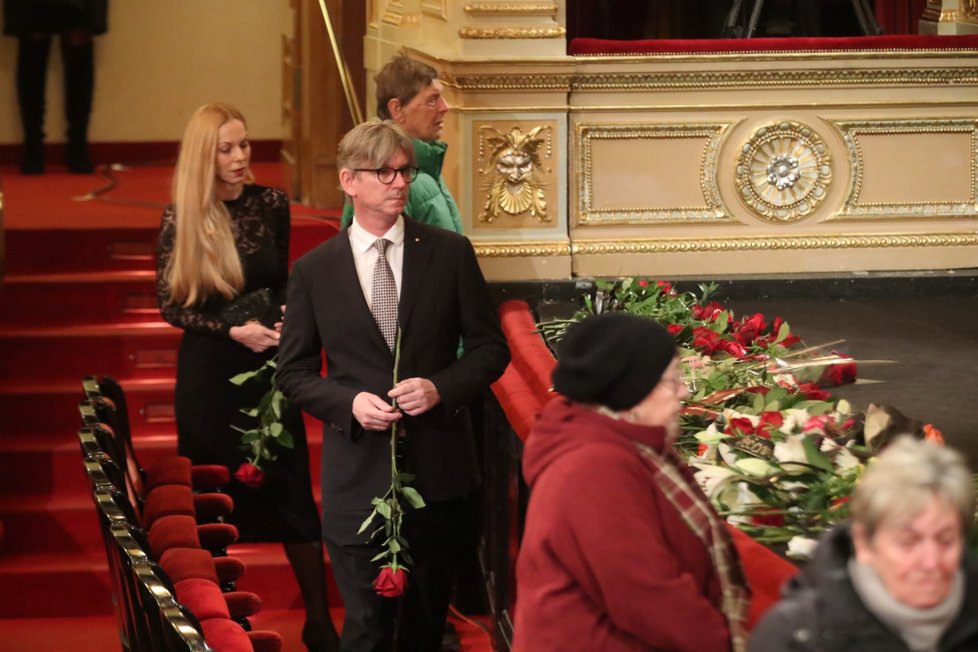 Pohřeb Jany Hlaváčové - Ivan Trojan