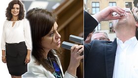 Místopředsedkyně sněmovny ANO Jaroslava Jermanová upozorňuje na to, že poslanci příliš mluví i pijí