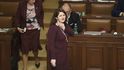 Ministryně Jana Maláčová (ČSSD) v Poslanecké sněmovně Ministryně Jana Maláčová (ČSSD) v Poslanecké sněmovně