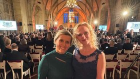 Jana Mračková Vildumetzová na Hradě během svátku 28. října (28.10.2025)