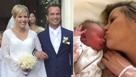 Porod v době pandemie: Babišova poslankyně Vildumetzová se raduje ze syna.