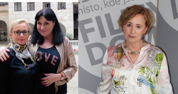 Herečky jsou celoživotní kamarádky. Jana podává Dádě pomocnou ruku.