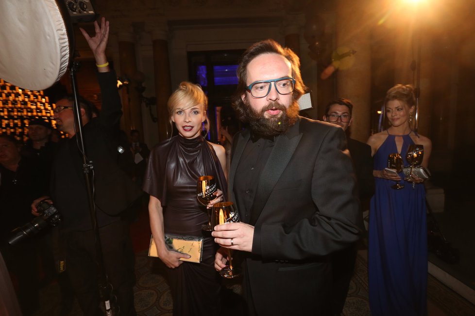 Jana Plodková na Moët party.