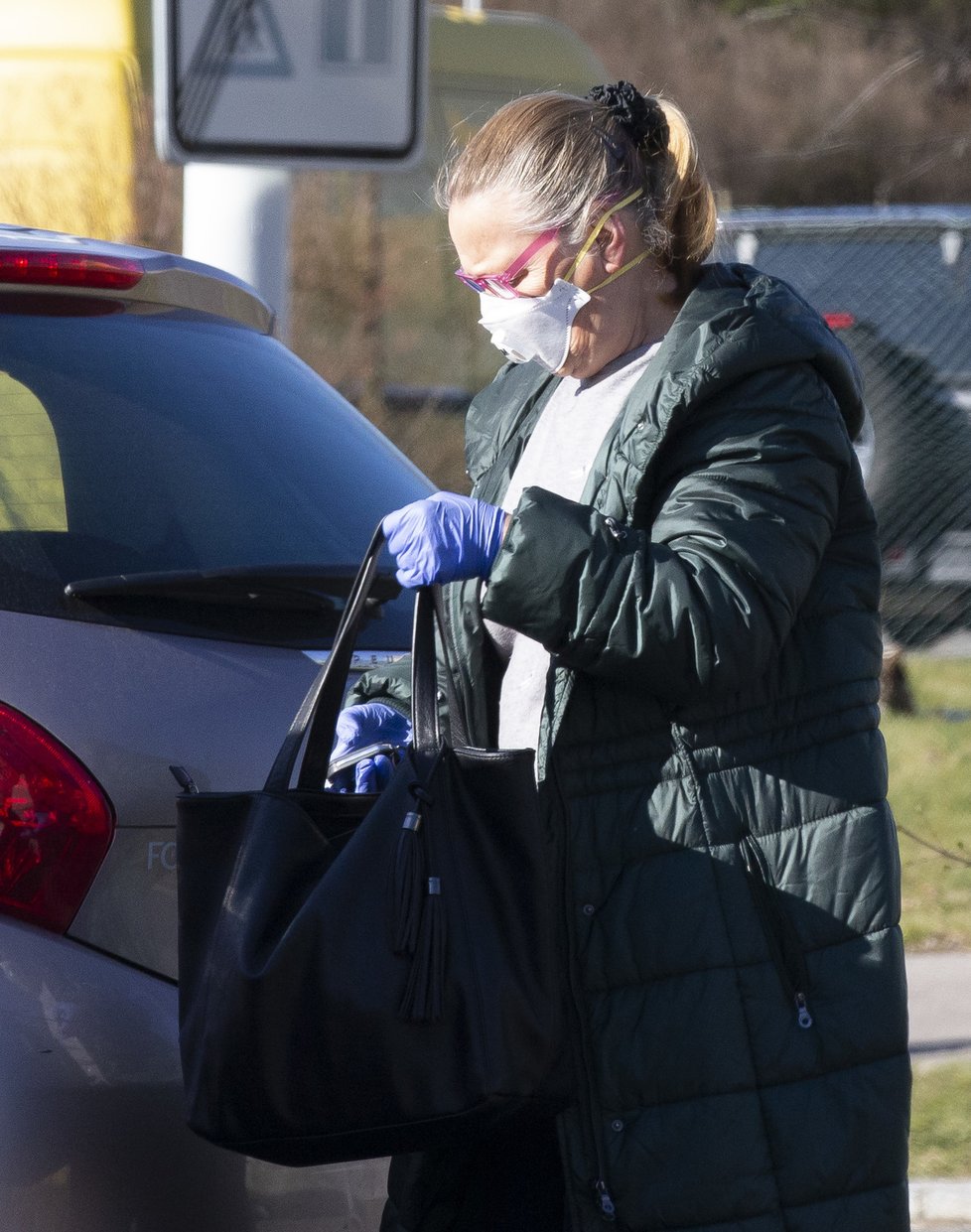 Jana Preissová na karanténním nákupu