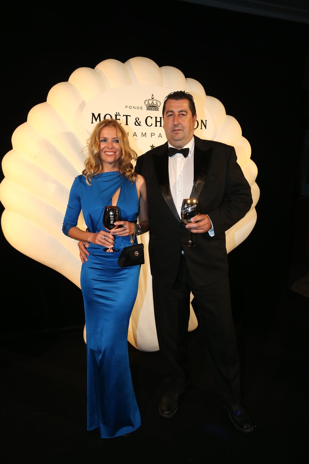 Jana Štefánková na Moët party.