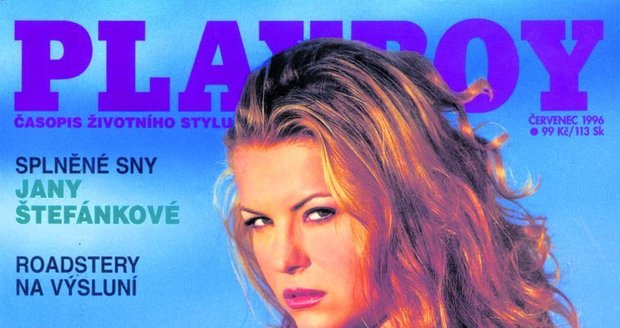 Jana Štefánková na obálce Playboye