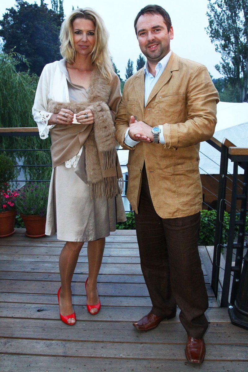 Jana Štefánková s manželem Reném Tauberem.