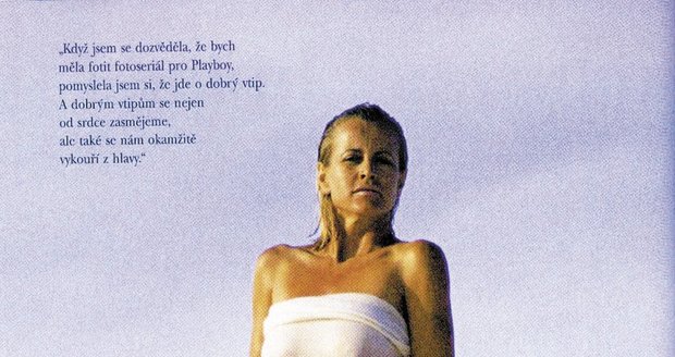 Jana Švandová v časopise Playboy
