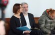 Pohřeb Jany Synkové - Petr Vacek s manželkou Jiřinou Pohřeb Jany Synkové - Petr Vacek s manželkou Jiřinou