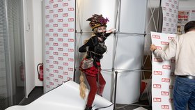 Jana Uriel Kratochvílová málem zbourala celé studio Blesku