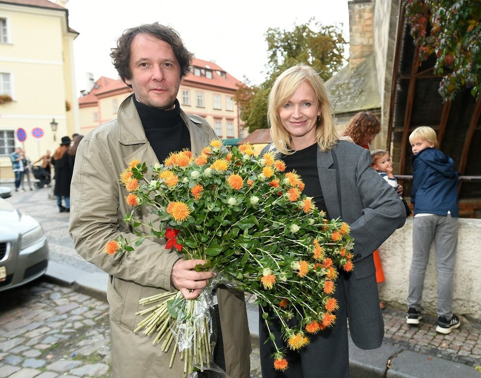 Aňa Geislerová s manželem Zdeňkem Janáčkem