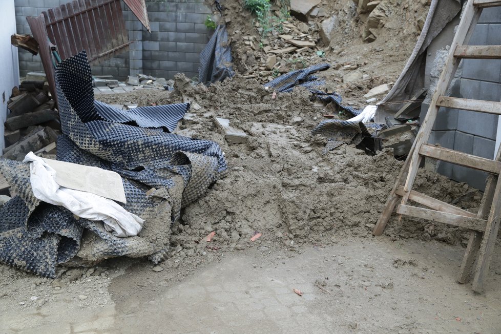 Penzion Petra Jandy poničila povodeň