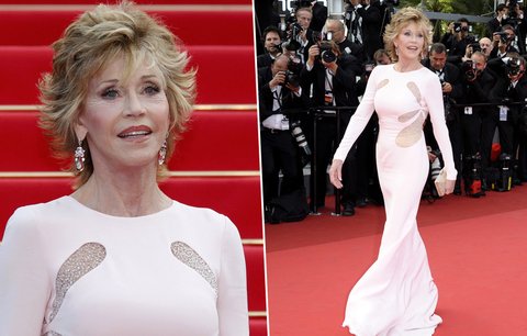 Tady Jane Fonda (73)!  Perfektní ze všech stran