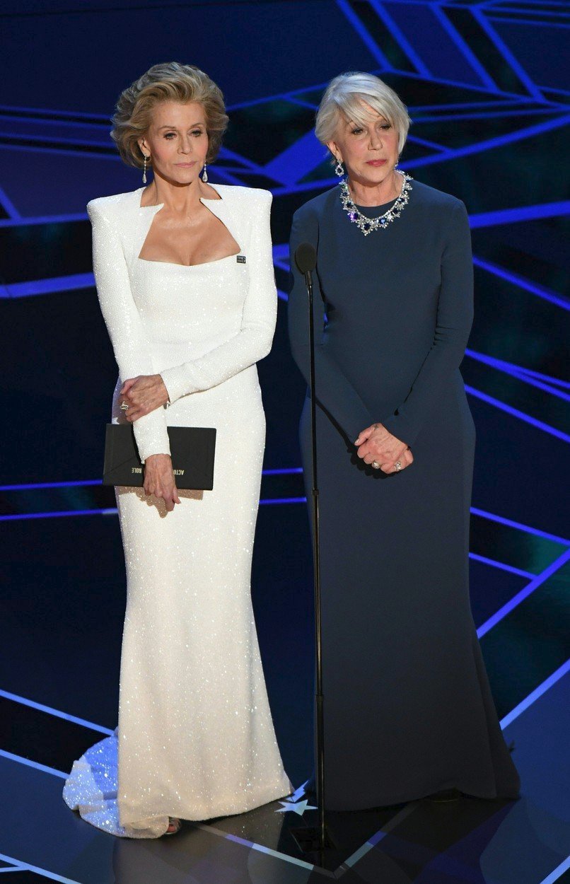 Jane Fonda a Helen Mirren na Oscarech