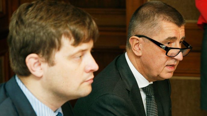 Martin Janeček a Andrej Babiš