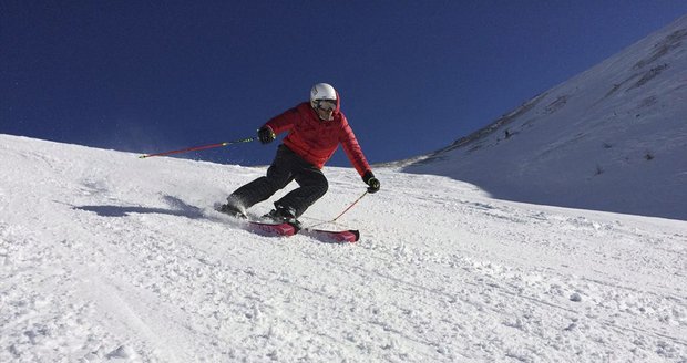 Janek Ledecký na lyžích v roce 2018