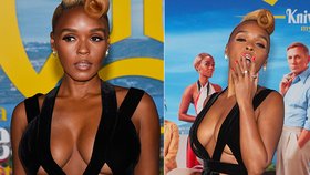 Snědá kráska Janelle Monáe: V opeřeném modelu vystavila bujné poprsí