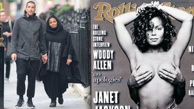 Ze sexbomby muslimkou? Janet Jackson vyšla se svým manželem Wissámem na nákupy a šokovala fanoušky!
