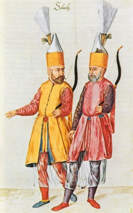 Solakové, elitní sultánova stráž složená z janičářů
