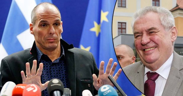 Jsou na pokraji bankrotu, ale... Řekové si žijí nad poměry, tvrdí Zeman