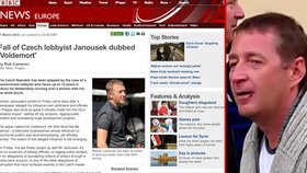O českém mafiánu Janouškovi píše i britský zpravodajský server BBC