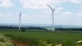 Větrná elektrárna u obce Janov