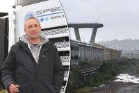 Přežil zřícení mostu v Janově: „Ještě nejsem na Itálii připravený,“ říká český kamioňák