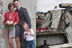 Při pádu mostu u Janova zahynula tříčlenná rodina: Roberto Robbiano, jeho žena Ersilia Piccinino a jejich sedmiletý syn Samuel.