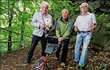 Zleva Leonhard Blume (73), Peter Lohr (71) a Gunter Eckardt (67) .