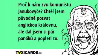 Zeman, vodka a Janukovyč