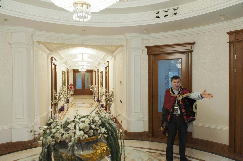 Dnes se v Janukovyčově sídle pořádají prohlídky