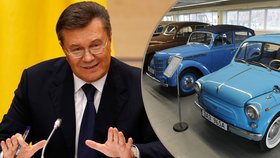 Janukovyčova garáž skrývá hotové poklady.