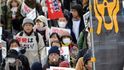 Japonci opět protestovali proti jaderné energii