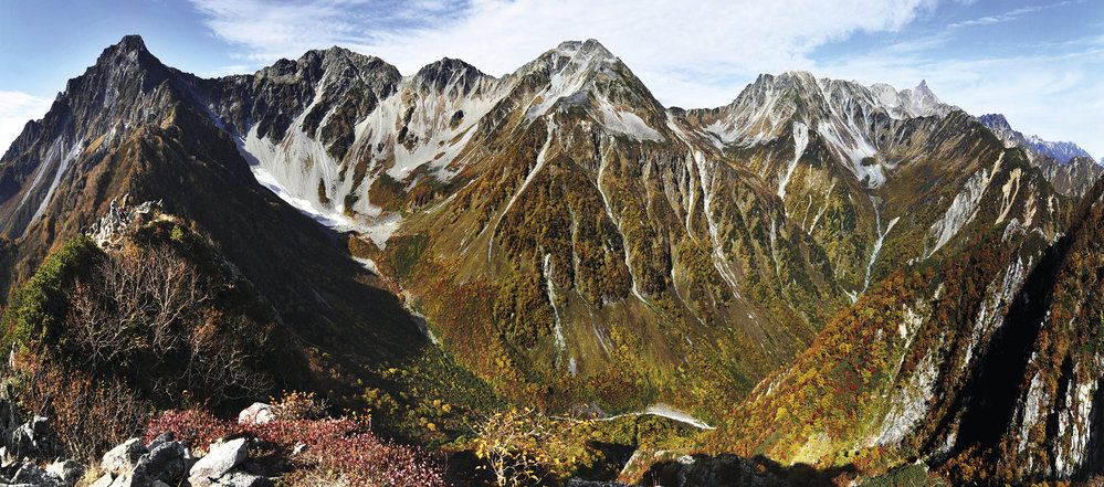 Hřebeny severních Japonských Alp