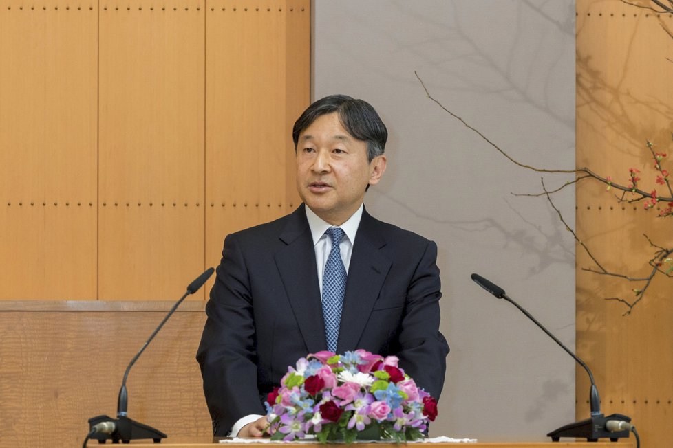 Japonský korunní princ Naruhito.