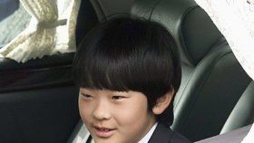 Japonský princ Hisahito (12).