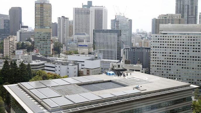 Mírně radioaktivní bezpilotní letadlo přistálo na sídle japonského premiéra