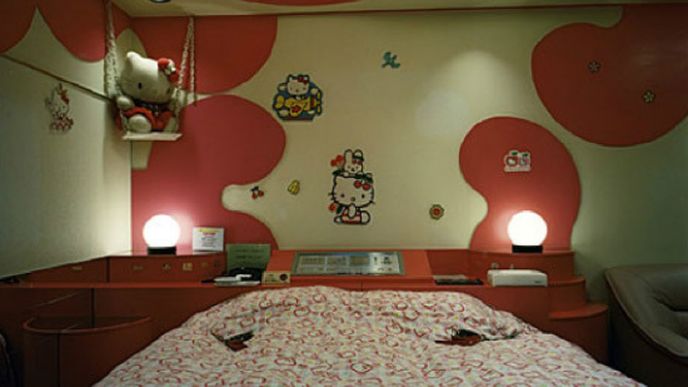 Pokoje japonských hodinových hotelů jsou skutečně rozmanité