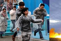 Pozor, útočí KLDR! Lidi evakuovali v Tokiu do metra a dalších krytů. Poprvé a cvičně