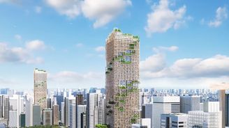 Japonci chtějí postavit nejvyšší dřevěný mrakodrap na světě, má mít 350 metrů
