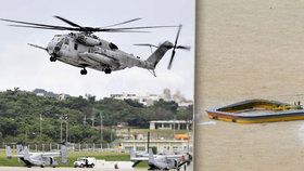 Okno americké helikoptéry se zřítilo na japonskou školu.